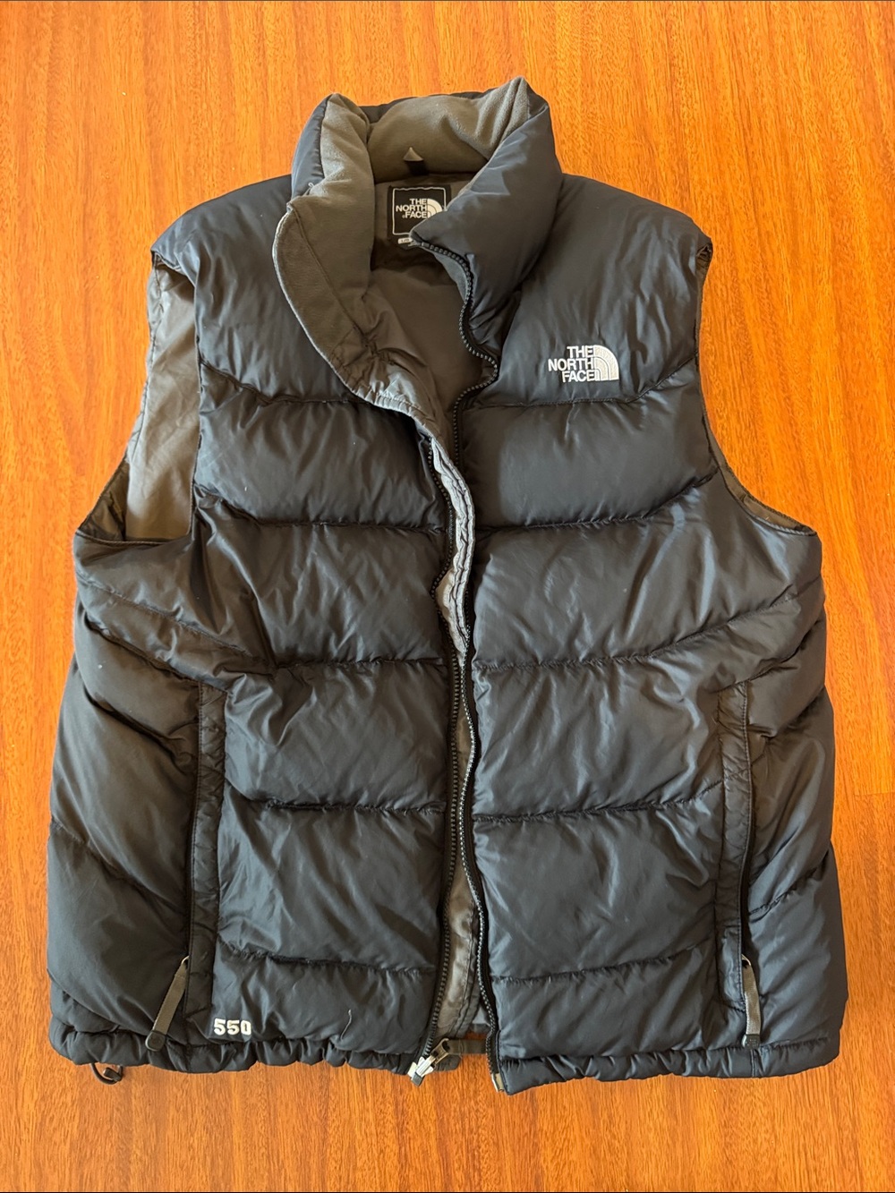 The North Face Black Men's Quilted 550 Down Vest